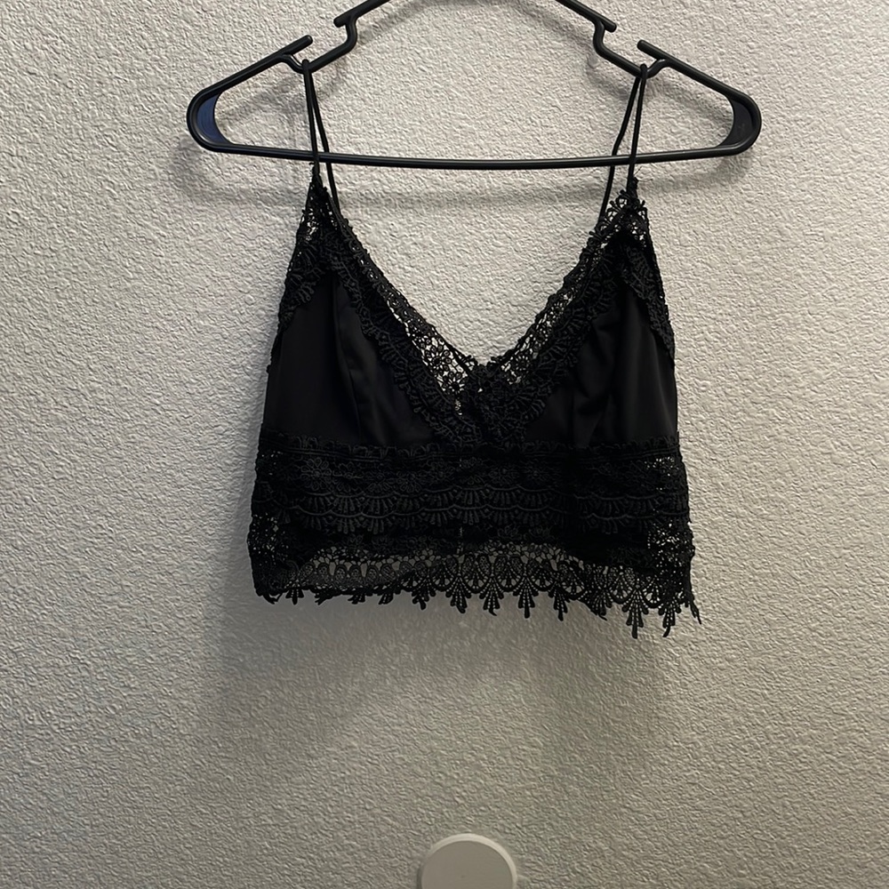 Lace crop top
